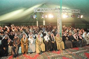 جانب من الحضور الحاشد في مقر المسلم