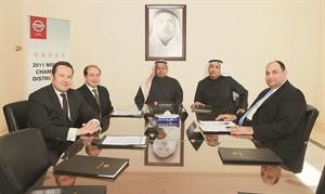 صالح البابطين وخالد البابطين مع ناصر وتار ومحمد شلبي وكامرون كوين