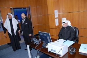 واثناء جولته التفقدية