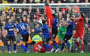 هدف لاعب ليفربول دانيال اغر في مرمى مان يونايتد افپ