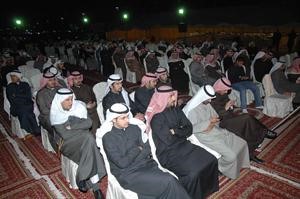 جانب من الحضور في مقر المحامي عبدالله الاحمد