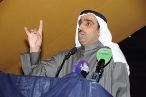 د محمد العبدالجادر متحدثا للحضور