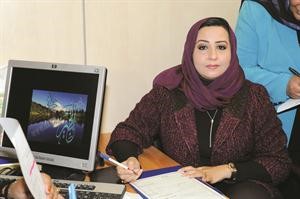 مرشحة الدائرة الرابعة المحامية ذكرى الرشيدي