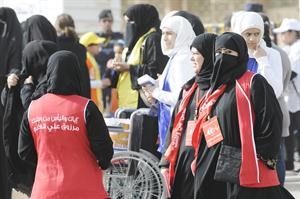 مندوبات المرشح مرزوق الغانم حرصن على مساعدة الناخبات