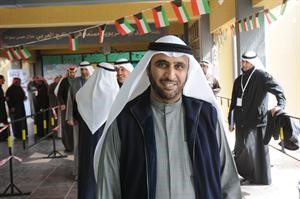 محمد الدلال في احد المراكز
