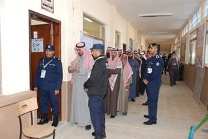 جهود حثيثة من رجال الداخلية لتنظيم عملية الاقتراع