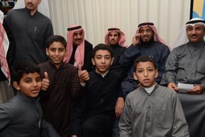 فلاح الصواغ وفرحة الفوز بالمركز الاول