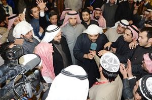 دجمعان الحربش وعبدالرحمن العنجري بين انصارهما بعد الفوز