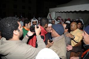 دحمد المطر وفرحة كبيرة لانصاره بالفوز فريال حماد