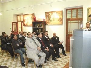جانب من الحضور في الامسية
