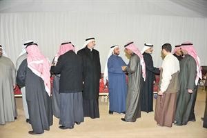 دمحمد حسن الكندري في استقبال المهنئين