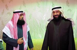 النائب دعلي العمير في استقبال المهنئين