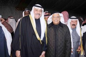 الشيخ احمد الجربا يهنىء محمد الخليفة ﻿