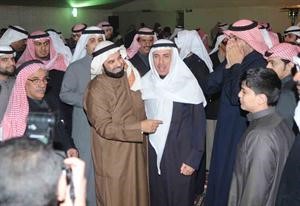احد ابناء الدائرة يبارك للوعلان
