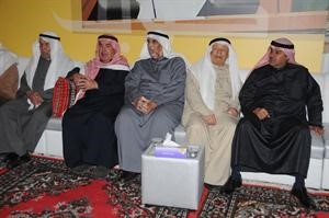 مهنئون في ديوان الراشد
