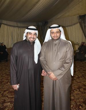 الزميل مبارك الشمري مهنئا د شخير
