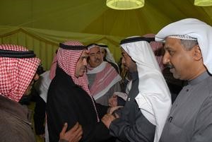 جانب من المهنئين
