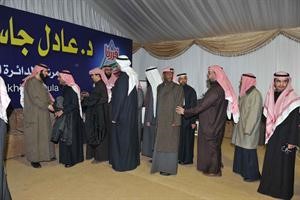 المهنئون توافدوا على مقر دعادل الدمخي