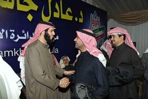 دالدمخي يتلقى التهاني