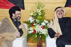 طلال السعيد مهنئا القلاف