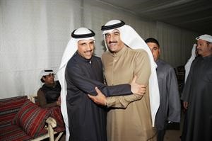 عبدالعزيز المرزوق مهنئا الغانم