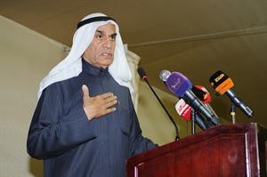 النائب احمد السعدون متحدثا للحضور﻿