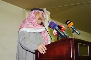 النائب مسلم البراك متحدثا في مقر السعدون﻿