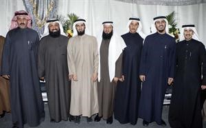 جانب من المهنئين