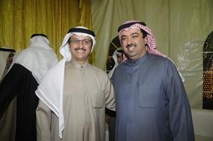 النائب علي الراشد يبارك للنائب شايع الشايع
