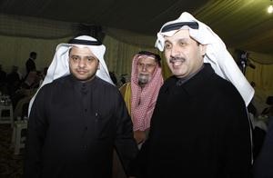 الشيخ حمد جابر العلي يهنئ د خالد شخير
