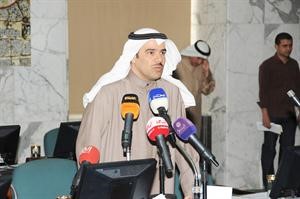 جسار الجسار ملقيا كلمته بعد فوزه بمنصب نائب الرئيس﻿