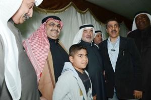 صالح عاشور مع المهنئين﻿
