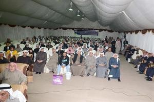 جانب من الحضور في مقر عاشور﻿