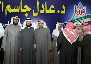 دالدمخي يتلقى التهاني﻿