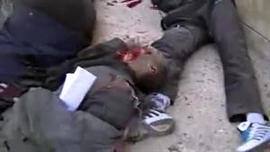 صور بثها ناشطون على الانترنت لقتلى سقطوا في قصف حمص امس افپ