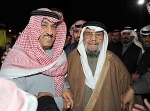 البراك مع احد ابناء الدائرة﻿