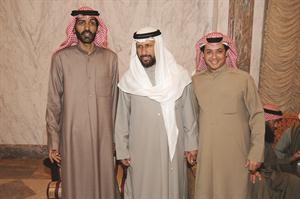 عبدالله الجميل وناصر المطيري يباركان للعميري 