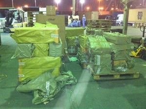 المضبوطات احيلت الى جهات الاختصاص﻿