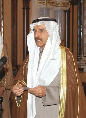 المستشار فيصل الرشيد مؤديا اليمين﻿