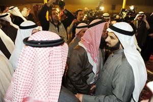 الوعلان بين جموع المهنئين