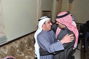 خالد الطاحوس مشاركا في الحفل
