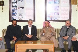اسماعيل هنية ويوسف العميري ويوسف المنسي ومحمد العسعوسي﻿