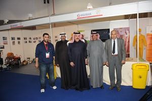 الفارس في احد اجنحة المعرض﻿