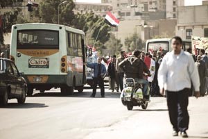 الحياة تبدو طبيعية في شوارع القاهرة رغم دعوة العصيان المدني افپ