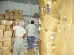 جانب من الكميات المضبوطة
