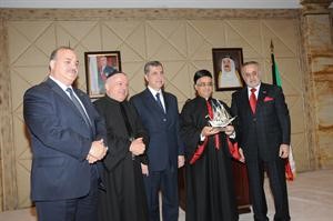 دبسام النعماني والحاج حسان حوحو والمطران حنا علوان 	انور الكندري﻿