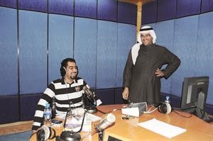 علي حيدر واحمد الموسوي في الاستديو 	فريال حماد﻿