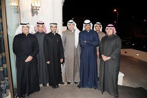 ابناء الزايد في استقبال ضيوف ديوانهم