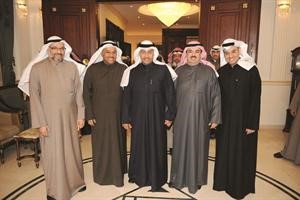 مشعل الزايد وعلي الراشد ودحمد المطر ومطلق الزايد وديعقوب الزايد