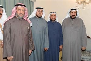 عبدالله الهولي في حفل الكندري والشاهين
